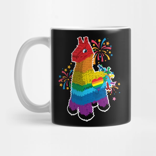 Rainbow Llama by CuddleswithCatsArt